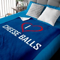Cheese Balls Novelty Appetizers Baby Blankets