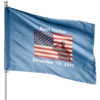 Pearl Harbor American Usa Us Flag Pullover House Flags — Drapeaux décoratifs