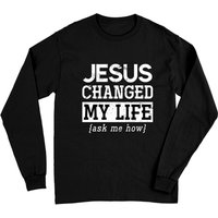 Jesus Lord Christian Gift God Savior Jesus Pullover Long Sleeves