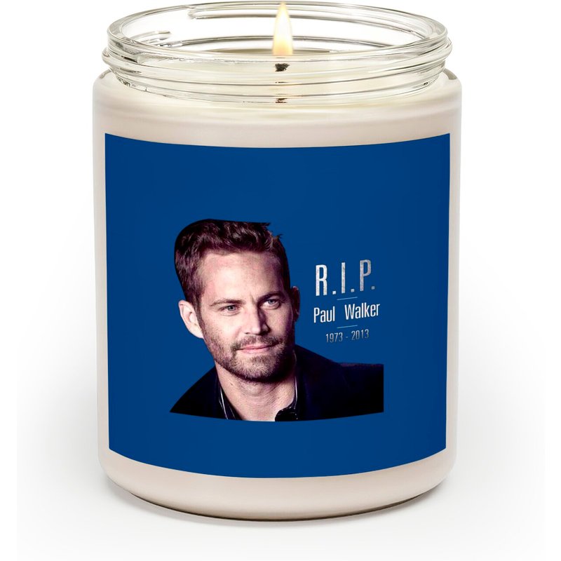 Paul Walker Tribute Rip Fast And Furious Star — Bougies parfumées