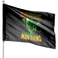 Man-thing Distressed - Man Thing - House Flags — Decorative Flags