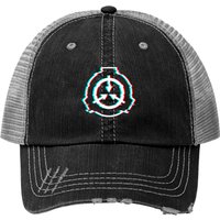 Thaumiel Scp Baseball Cap Scp Foundation Logo Emblem Glitch Effect — Casquette de baseball