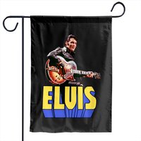Elvis Presley Official Guitar Portrait Garden Flags — Drapeaux décoratifs