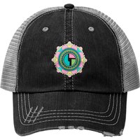 Disco Biscuits Spring Blossom Unisex Pullover Trucker Hats