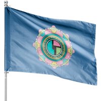 Disco Biscuits Spring Blossom Unisex Pullover House Flags — Drapeaux décoratifs