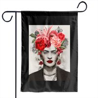 Vintage Frida Garden Flags Kahlo Love Painting Supplies Mexican Gifts - Frida Kahlo - Garden Flags