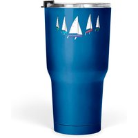 Flying Scot Sailboats Rounding A Mark - Flying Scot Sailboats Rounding A Mark - Tumblers 30 Oz