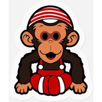 Cute Chim Chim Speed Racer Monkey - Speed Racer - Stickers