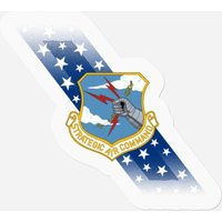 Strategic Air Command Crest And Banner - Usaf - Stickers — Autocollants et stickers