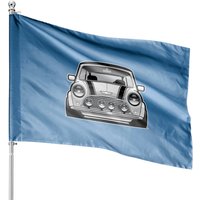 Mini Cooper Mk1 Bw - Mini - House Flags — Drapeaux décoratifs