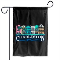 Charleston Rainbow Road - Charleston South Carolina - Garden Flags — Drapeaux décoratifs