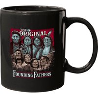 The Original Founding Fathers Mount Rushmore | Native American Pride - Founding Fathers - Mugs — Mugs & Tumblers