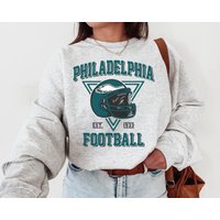 Eagle Sweatshirt, Vintage Philadelphia Eagle Crewneck Sweatshirt — Sweats à capuche pour hommes