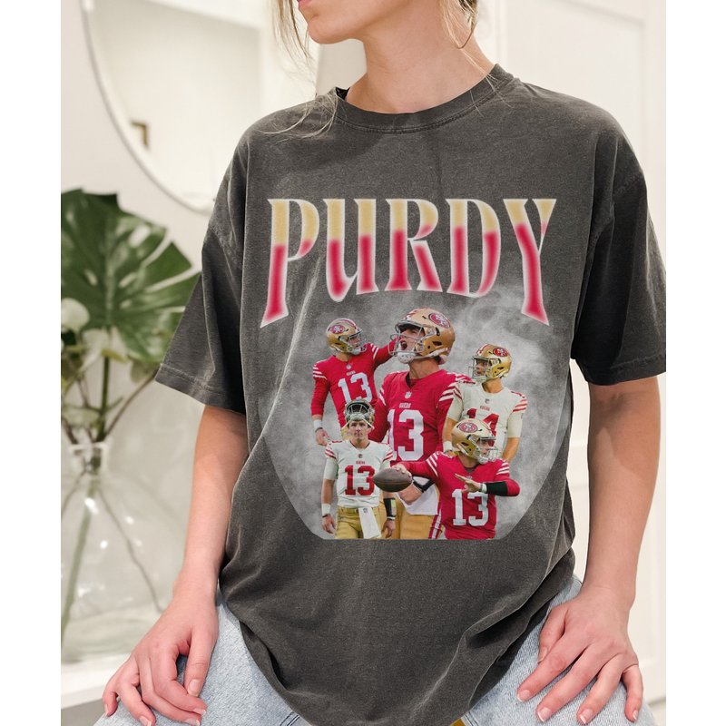 Brock Purdy 49'ers Shirt, Brock Purdy Shirt — T-shirts pour hommes