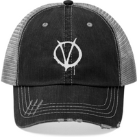 V For Vendetta Symbol Vintage - V For Vendetta - Trucker Hats — Casquette de baseball