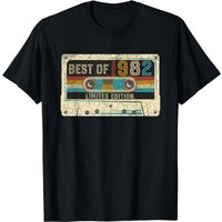 Vintage 1982 Limited Edition Cassette Tape 40th Birthday T-shirt — T-shirts pour hommes