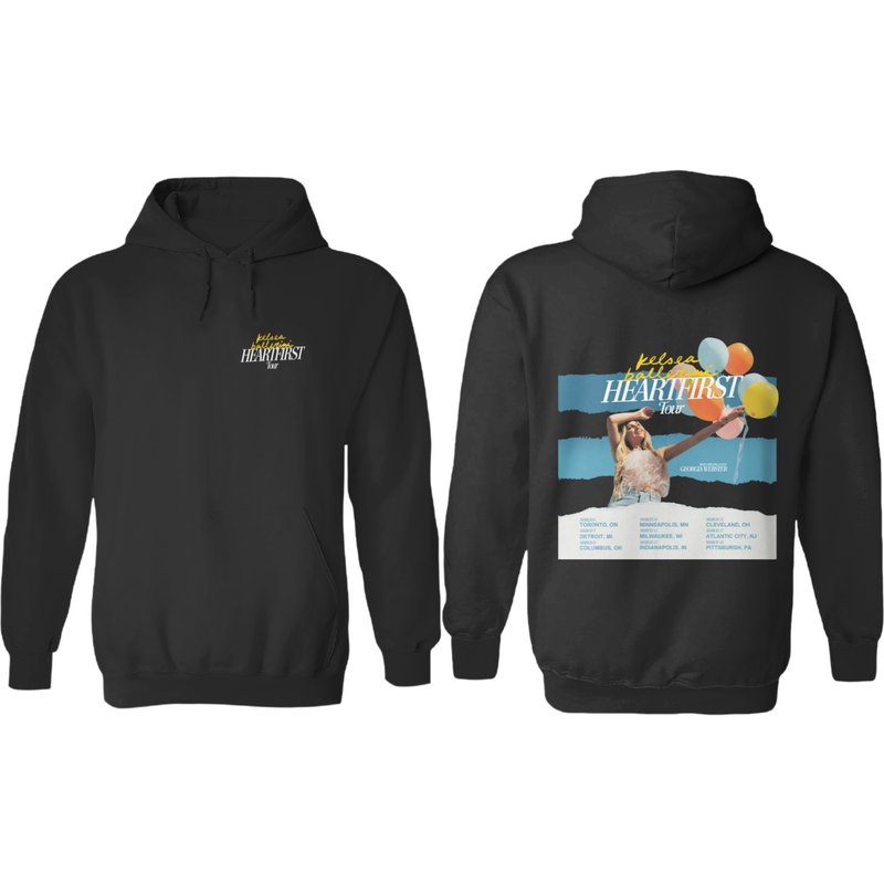 Kelsea Ballerini Heart First Tour Tee,kelsea Ballerini 2023 Tour Double Sided Hoodie
