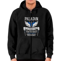 Paladin, Dungeons & Dragons - The Oathbound Knight - Dungeons And Dragons - Zip Hoodies