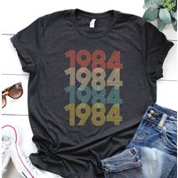 Vintage 1984 Shirt, 39th Birthday, Gift For Her