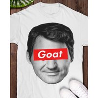 Roger Federer Shirt Tshirt Goat Tennis Sports Retirement Wimbledon Star — T-shirts pour hommes