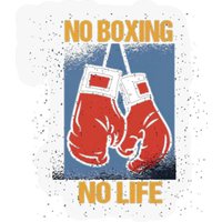 No Boxing No Life Stickers - Boxing Gloves - Stickers — Stickers & Decals