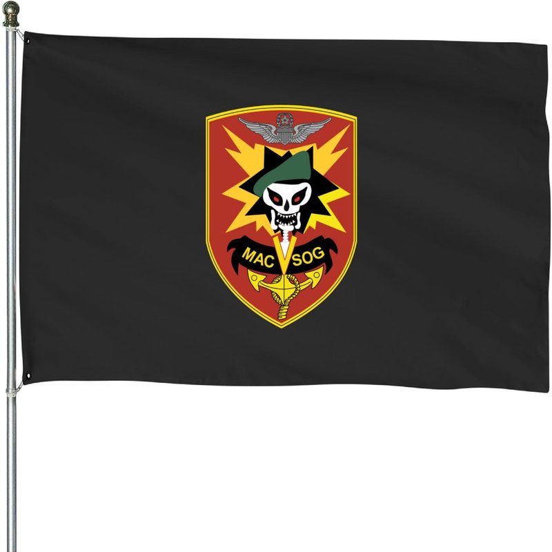 Mac V Sog - Special Operations Group Patch - House Flags — Drapeaux décoratifs