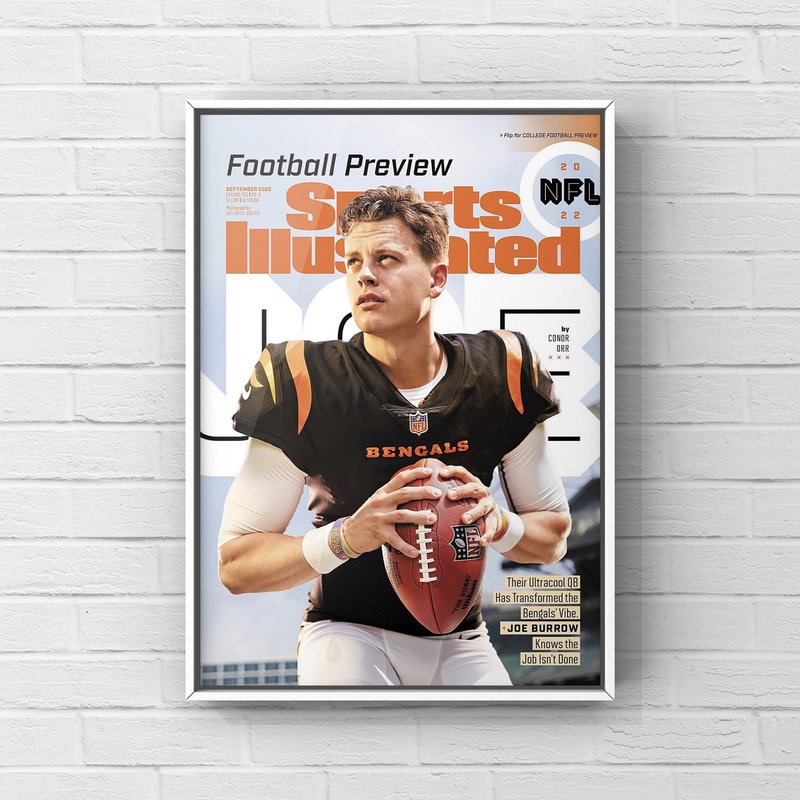 Sports Illustrated Joe Burrow Gloss Print Poster — Posters & Prints