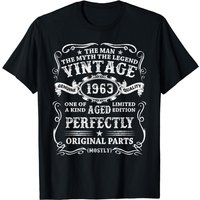Vintage 1963 Man Myth Legend 60th Birthday 60 Year Old Gifts T-shirt