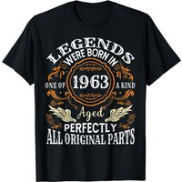 Vintage 1963 Classic Turning 60 Years 60th Birthday For Men T-shirt