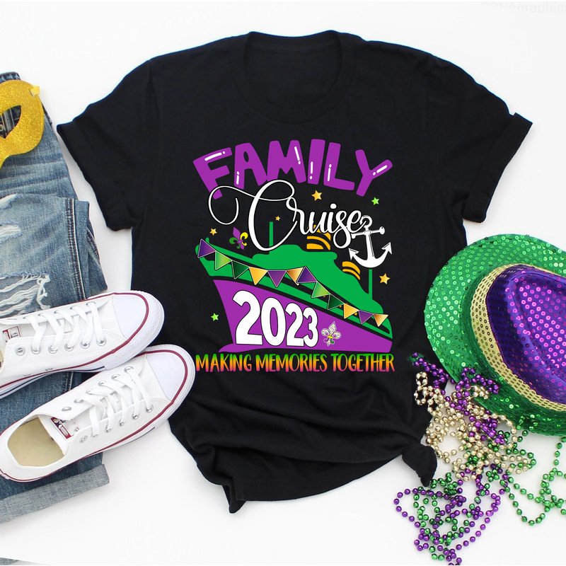 Family Cruise 2023 Making Memories Together Shirt — T-shirts pour hommes