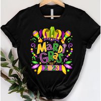 Mardi Gras 2023 Shirt, Nola Shirt, Fat Tuesday Shirt, Flower De Luce Shirt