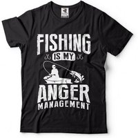 Fishing Is My Anger Management T-shirt — T-shirts pour hommes