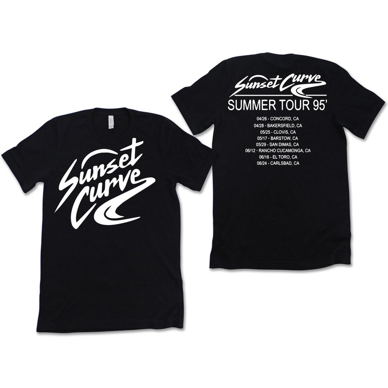 Julie & The Phantoms (sunset Curve) World Tour Shirt — T-shirts pour hommes