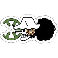One Piece Usopp Jolly Roger Decal Sticker