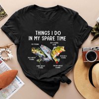 Fishing Things I Do In My Spare Time Shirt — T-shirts pour hommes