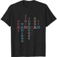 Bangtan Names - Bts - T-shirt — T-shirts pour hommes