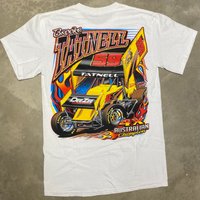 2010 Brooke Tatnell Autographed Sprint Car Racing Tee — Mens T Shirts