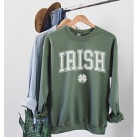 Irish Sweatshirt, Irish Crewneck, St Patricks Day Sweatshirt — Sweats à capuche pour hommes