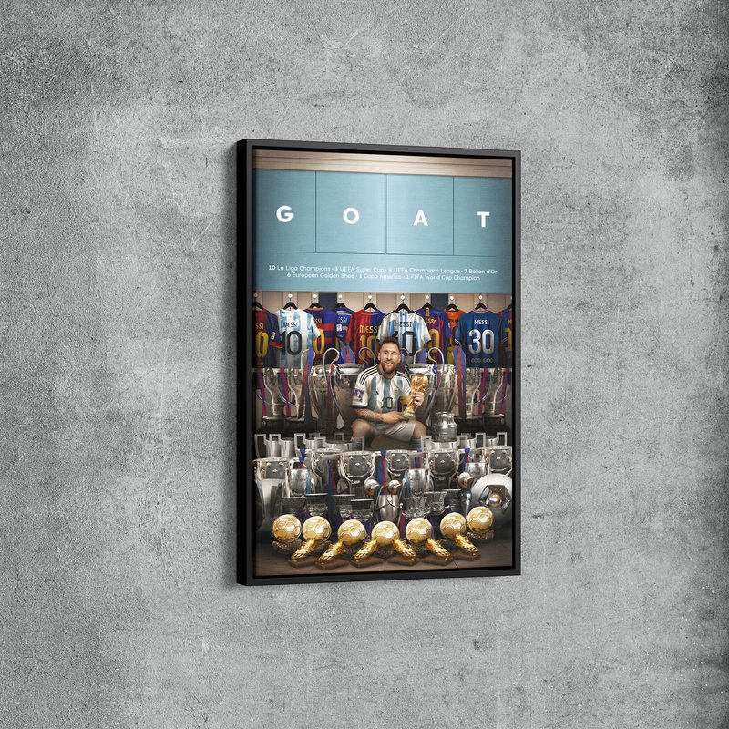 Lionel Messi Inspirational Poster, Barcelona Inspirational Poster — Posters & Prints