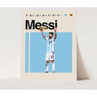 Lionel Messi Argentina National Team Poster, Lionel Messi Poster — Posters & Prints