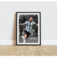 Lionel Messi Argentina National Team Poster, Lionel Messi Poster