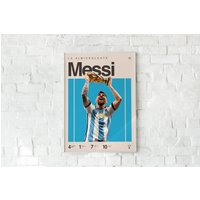 Lionel Messi Argentina National Team Poster, Lionel Messi Poster — Posters & Prints