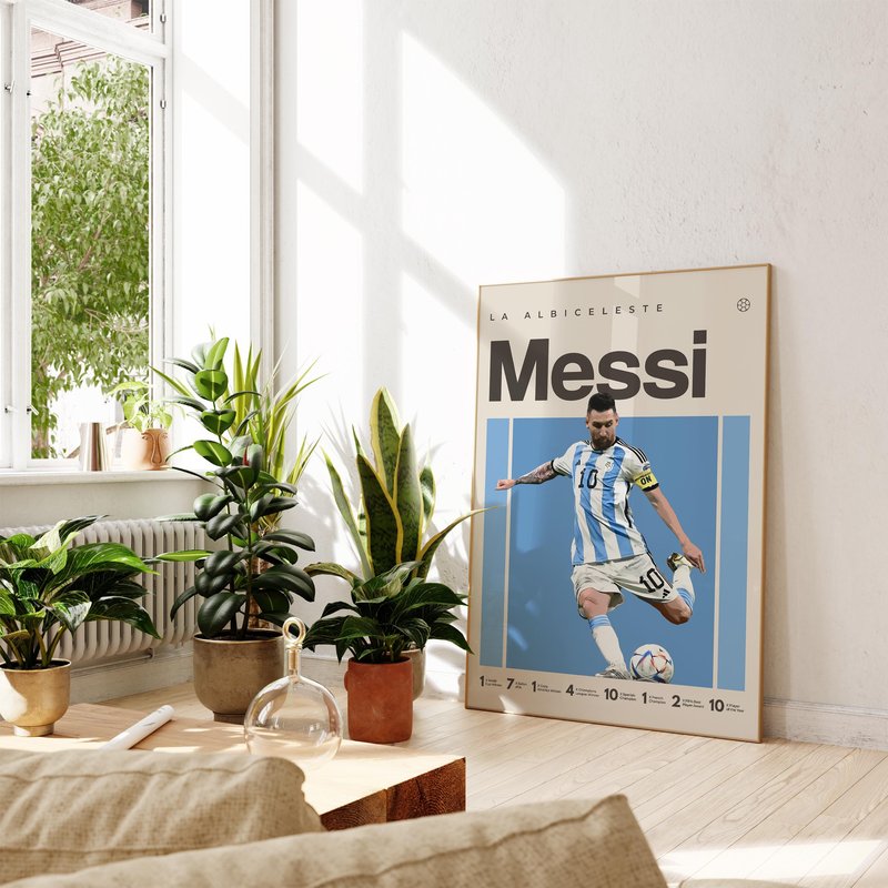 Lionel Messi Argentina National Team Poster, Lionel Messi Poster — Posters & Prints