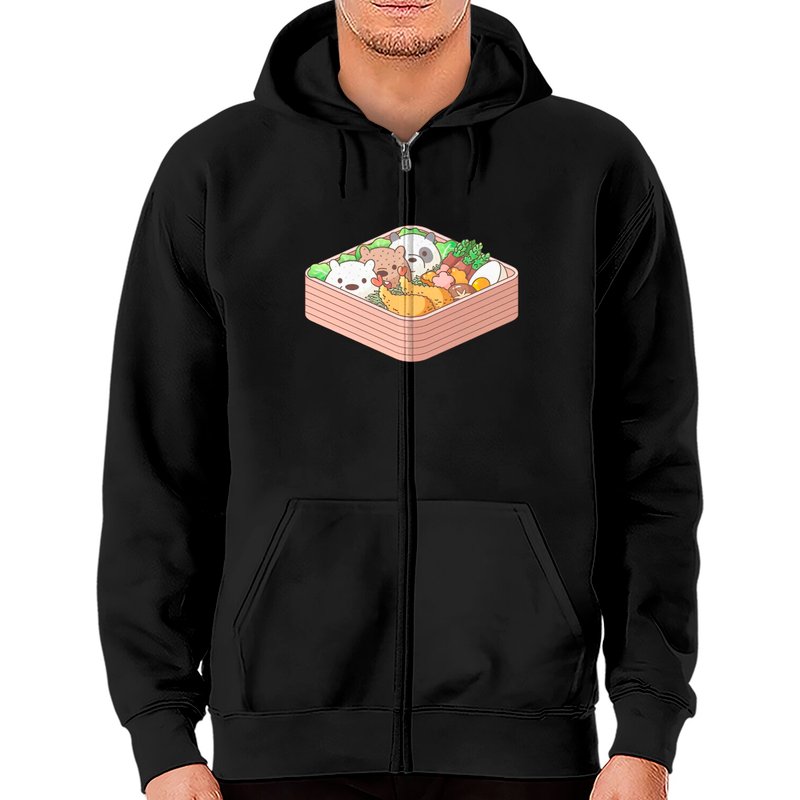 We Bare Bears Fan Art Zip Hoodies — Mens Hoodies