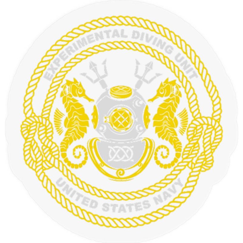Us Navy Deep Sea Diver Experimental Unit - Us Navy Deep Sea Diver - Stickers — Autocollants et stickers