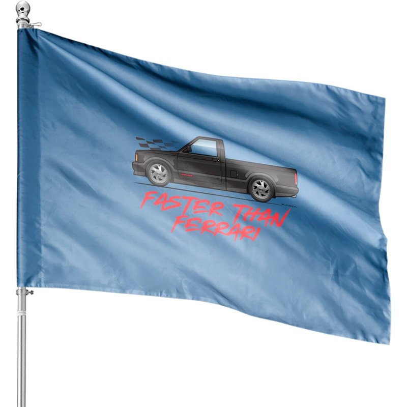 Faster That F...... - Gmc Syclone - House Flags — Drapeaux décoratifs