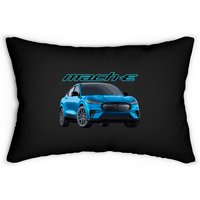 Mustang Mach-e Gt Grabber Blue Electric - Mustang Mach E - Lumbar Pillows — Decorative Cushions