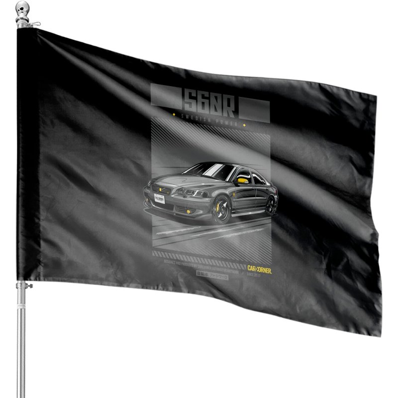 Swedish Brick S60r - Carcorner - S60r - House Flags — Drapeaux décoratifs