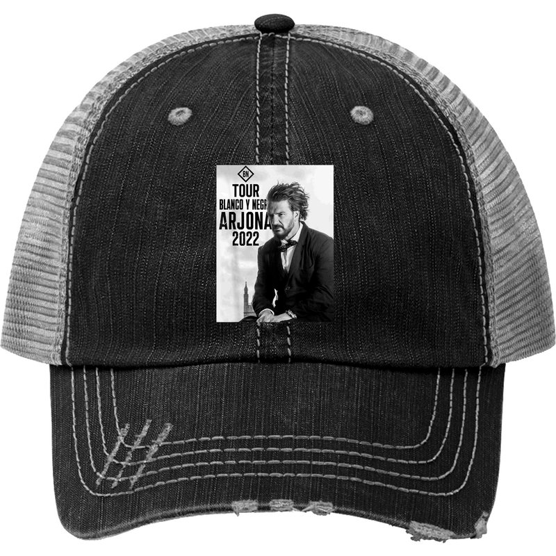 Ricardo Arjona Blancos Y Negro Tour Trucker Hats — Casquette de baseball