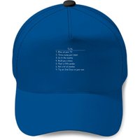 Spanish Pipedream Checklist (dark Backgrounds) - John Prine Baseball Cap